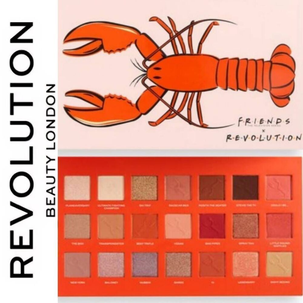 Revolution Beauty X Friends He's Her‎ Lobster Shadow Palette